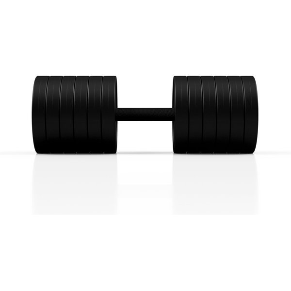 Hantla stalowa gumowana 45kg Marbo Sport