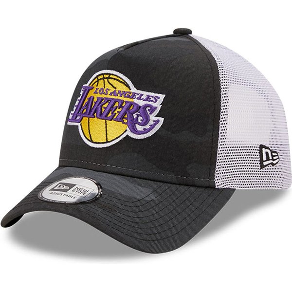 Czapka z daszkiem NBA Camo Trucker Lakers New Era