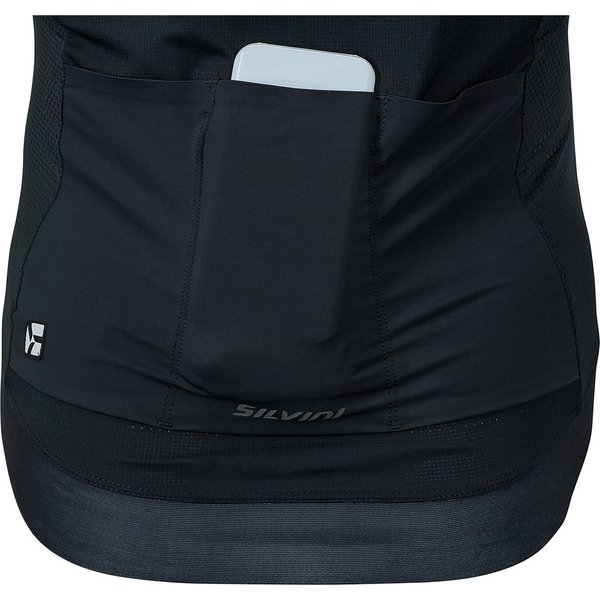 Koszulka rowerowa męska Ansino Silvini - czarny