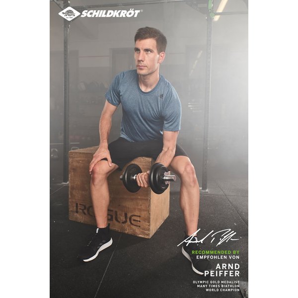 Zestaw hantli żeliwnych w walizce 10kg Schildkröt Fitness