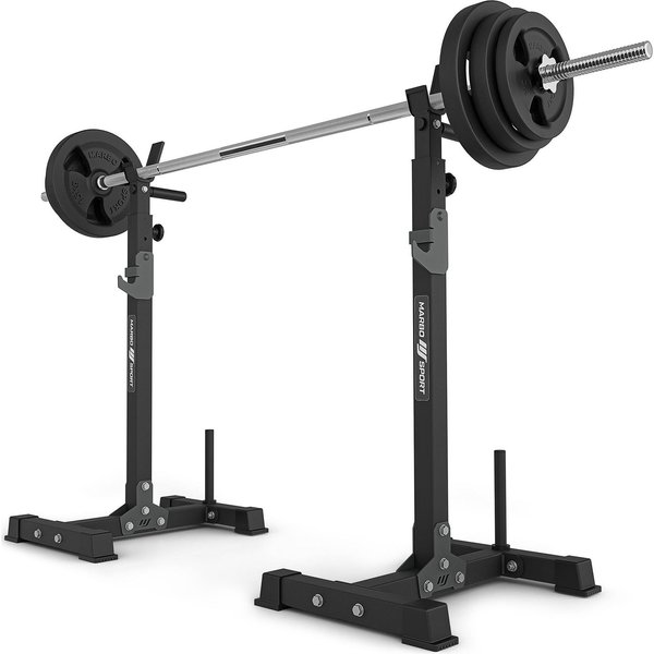 Wielopoziomowe stojaki pod sztangę z asekuracją MS-S108 2.0 2szt Marbo Sport