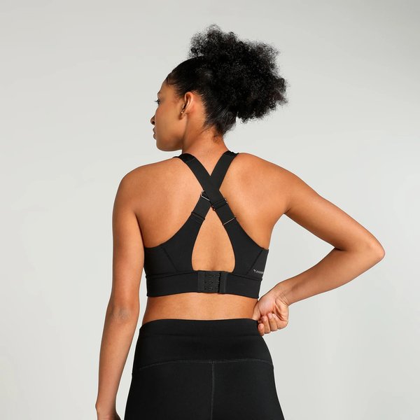 Biustonosz sportowy damski PWRbreathe Run Puma - Black