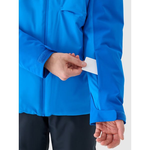 Kurtka narciarska męska TTJAM577 4F - niebieski