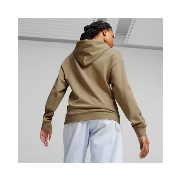 Bluza damska Better Essentials Hoodie TR Puma - brązowa