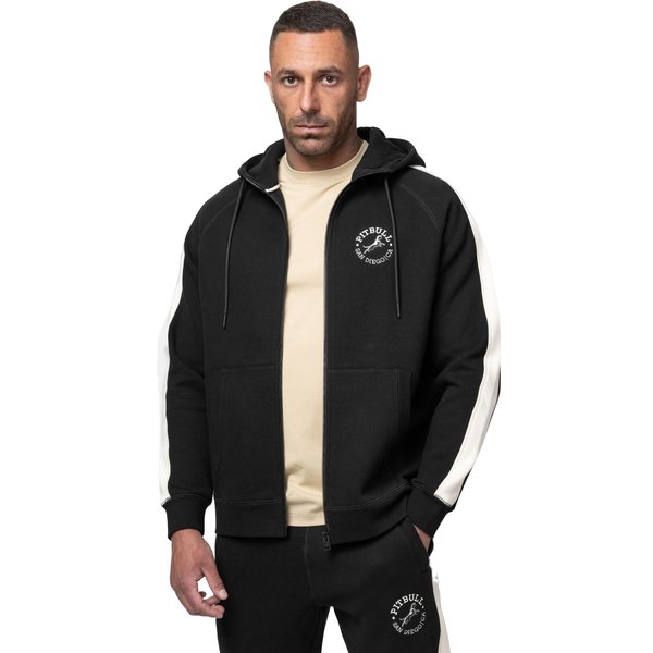 Bluza męska Hooded Zip San Diego Ca Pitbull West Coast - black