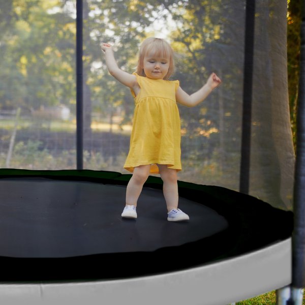 Trampolina Pumpkin 305cm 10ft Outtec - czarna/szara