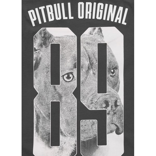 Koszulka męska Eighty Nine Dog Pitbull West Coast - szary