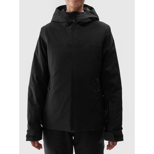 Kurtka narciarska damska TTJAF572 4F - głęboka czerń