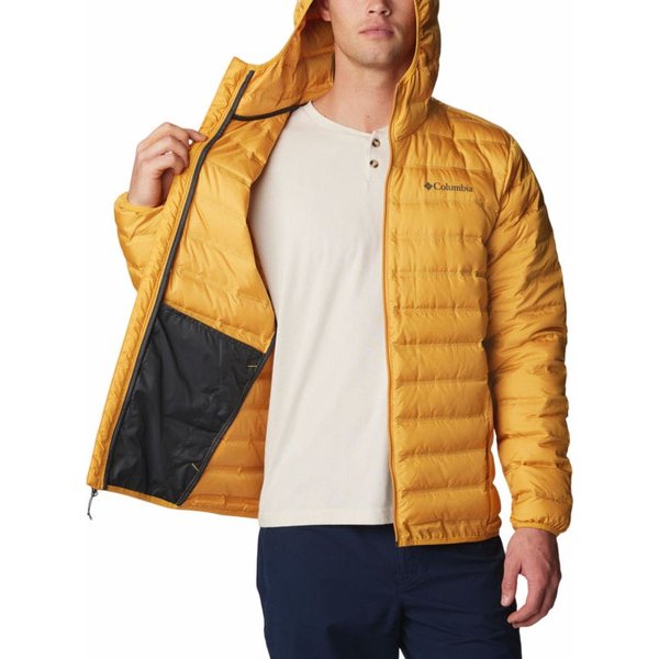 Kurtka puchowa męska Lake 22 Down Hooded Columbia - żółty
