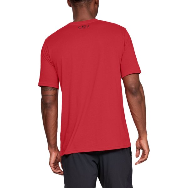 Koszulka męska Sportstyle Left Chest Logo Under Armour - red