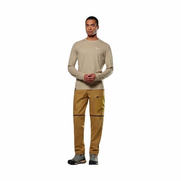 Longsleeve męski Puez Dry Salewa - black out