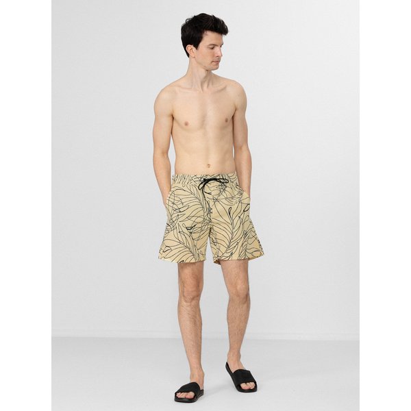 Spodenki plażowe męskie HOL22 SKMT601 Outhorn - żółte