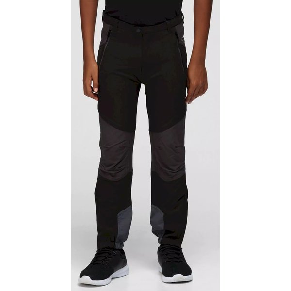 Spodnie trekkingowe juniorskie Tech Mountain Regatta - black/ash