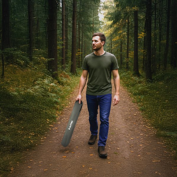 Łóżko turystyczne, polowe Kanadyjka Outtec - grafitowe