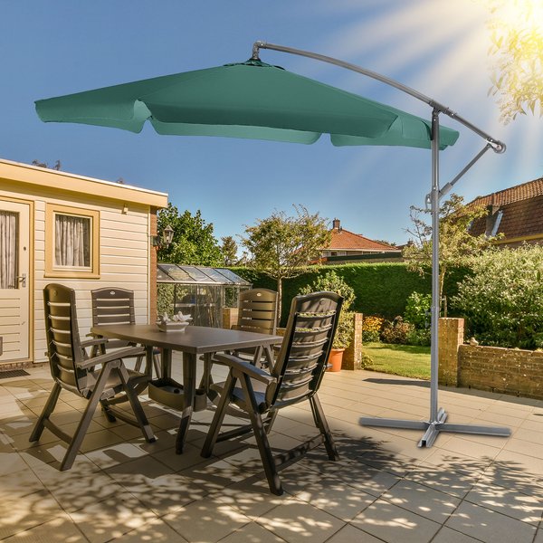 Parasol ogrodowy Classic 300cm Outtec - zielony