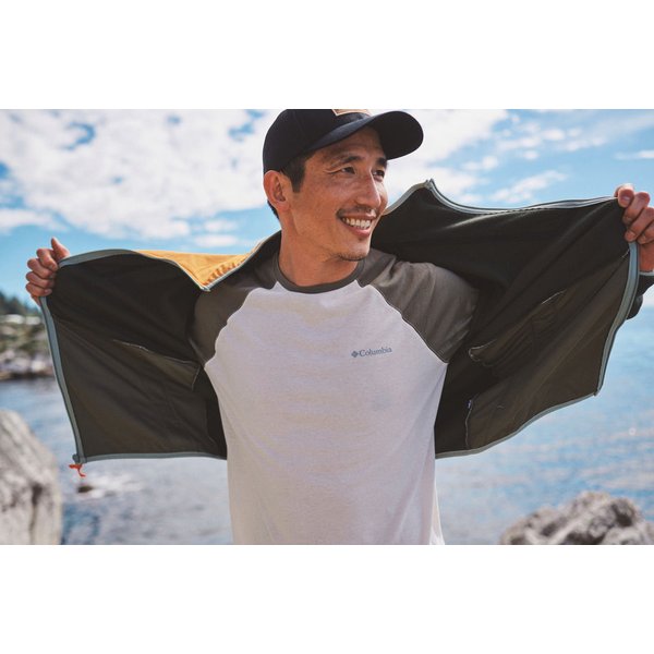 Polar męski Sequoia Grove Full Zip Columbia - Light Camel, Dark Mtn, Coll Navy, Spicy