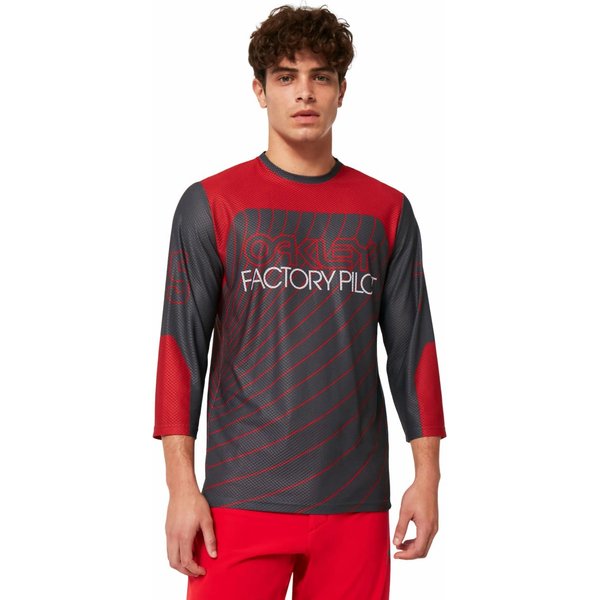 Longsleeve rowerowy męski Seeker '75 Oakley - uniform grey