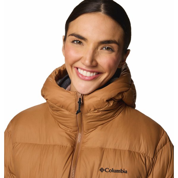 Płaszcz puchowy damski Harmony Falls Mid Down Columbia - Camel Brown