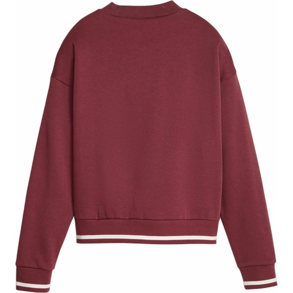 Bluza damska Squad Crew FL Puma - bordowy