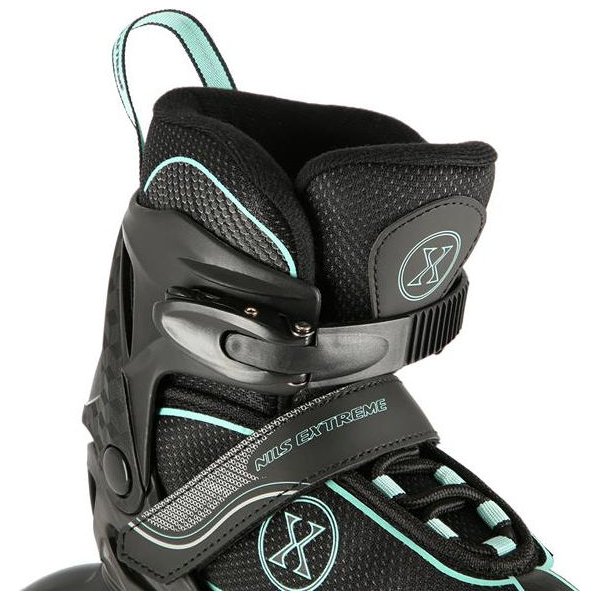 Rolki NA11008 Nils - czarno-miętowe