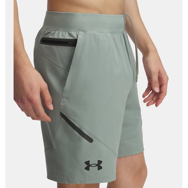 Spodenki męskie Unstoppable Under Armour - Silica Green / Black