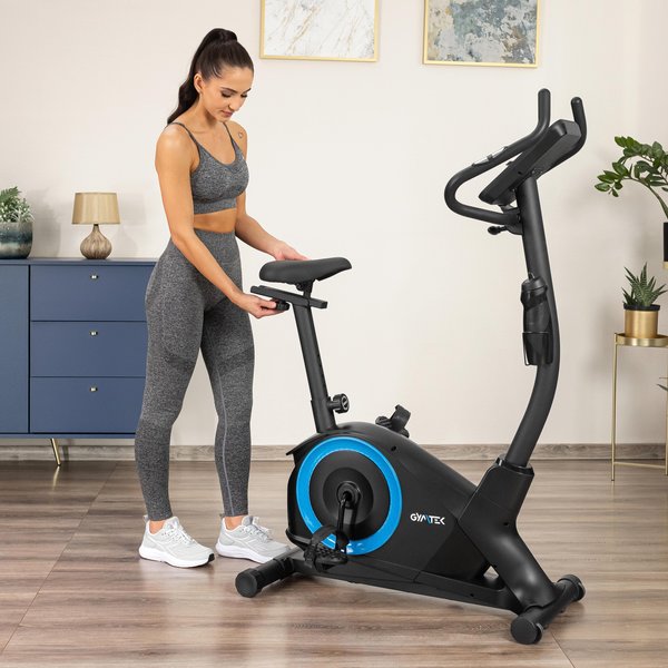 Rower elektromagnetyczny XB3000 Gymtek - niebieski