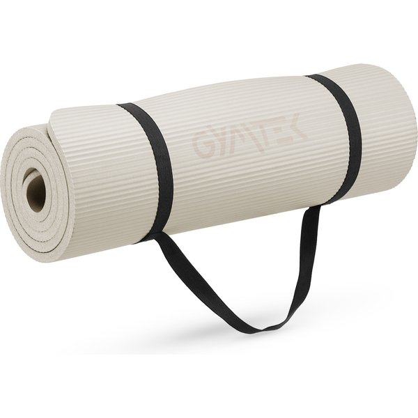 Mata do ćwiczeń, jogi NBR 1,5cm Gymtek - Warm Grey