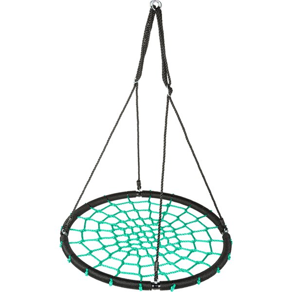 Huśtawka ogrodowa, bocianie gniazdo XXL Net Outtec - black/green