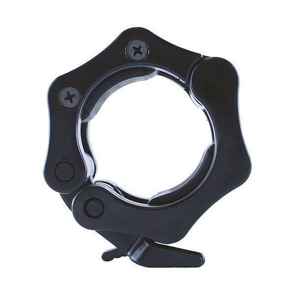 Gryf olimpijski prosty 220cm z zaciskami Lock Jaw Black GO700 HMS