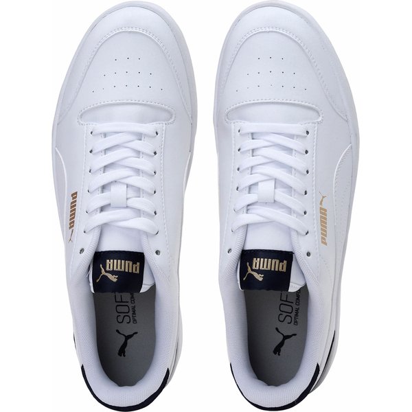 Buty Shuffle Puma - białe/granatowe