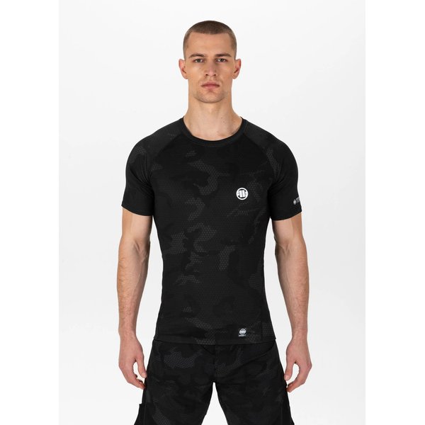 Koszulka męska Mens Rash T-S Net Camo 2 Pitbull West Coast