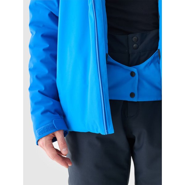 Kurtka narciarska męska TTJAM577 4F - niebieski