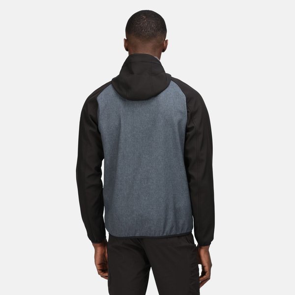 Softshell męski Arec III Regatta - ash marl/black