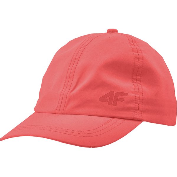 Czapka z daszkiem juniorska 4FJWSS24ACABF245 4F - łososiowy