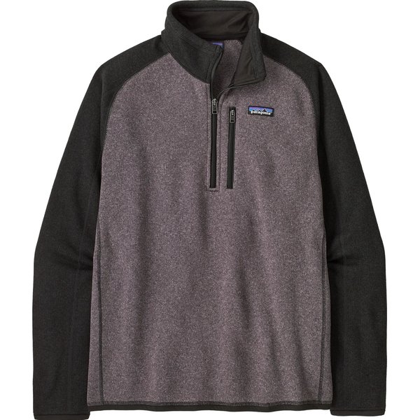 Bluza polarowa męska Better Sweater 1/4 Zip Fleece Patagonia - may grey