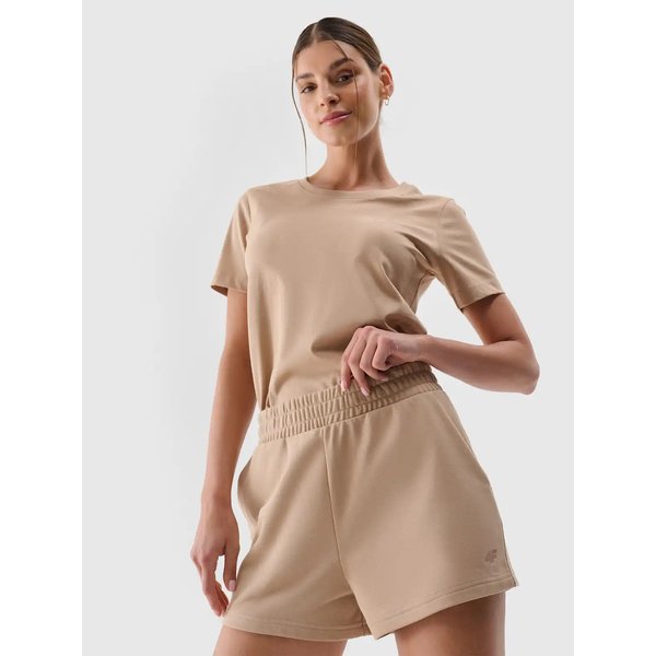 Spodenki damskie TSHOF542 4F - beż