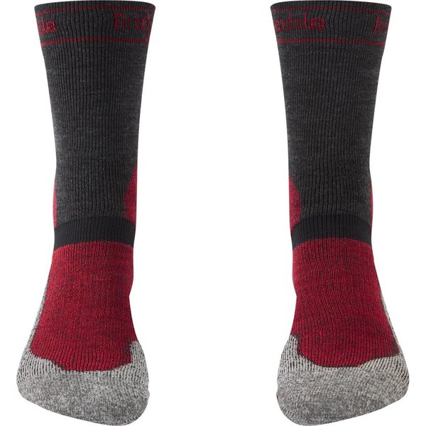 Skarpety Winter Weight T2 Merino Sport Boot Brodgedale - graphite/red