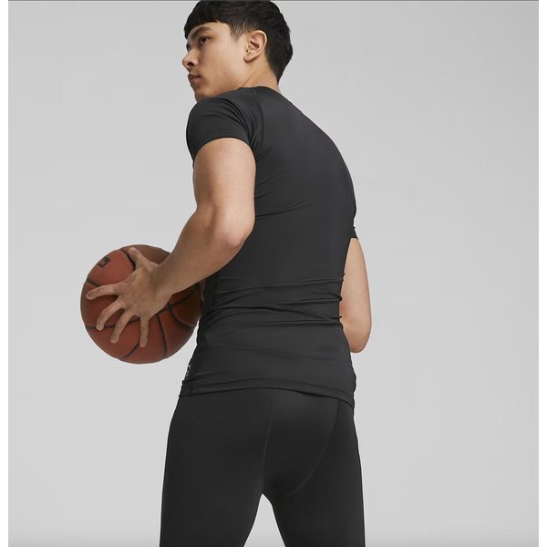Koszulka męska Hoops Team SS Puma - black