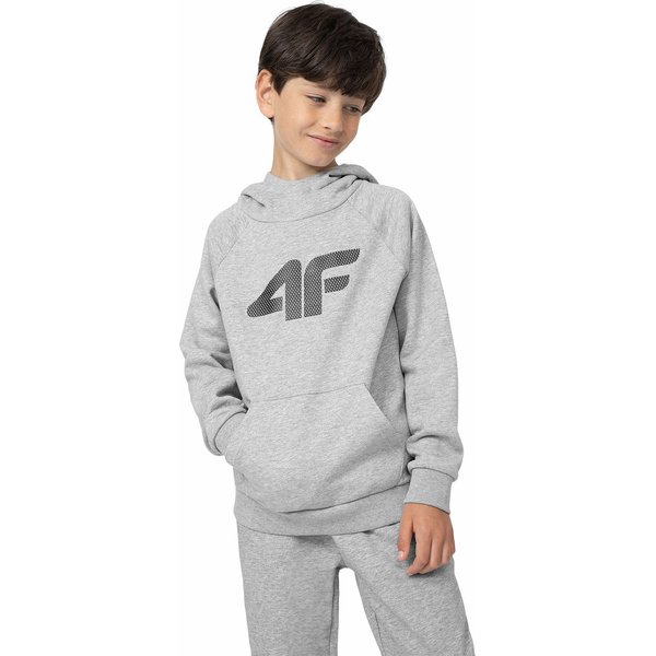 Bluza chłopięca 4FJSS23TSWSM220 4F - szary