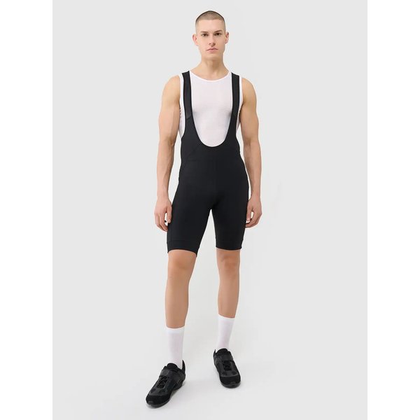 Spodenki rowerowe na szelkach męskie TFSTM040 4F