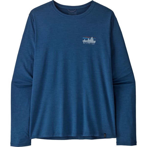 Longsleeve męski Capilene Cool Daily Shirt - '73 Skyline Patagonia - Clement Blue - Light Clement Blue X-Dye