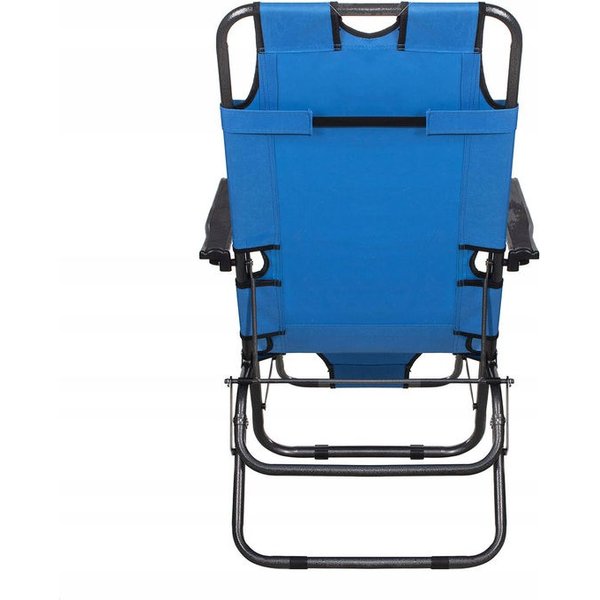 Leżak ogrodowy Springos - niebieski