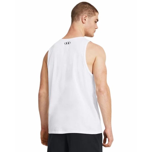 Bezrękawnik męski Sportstyle Logo Tank Under Armour - biała