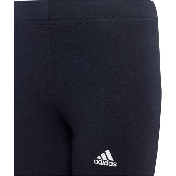 Legginsy dziewczęce Essentials Linear Logo Tights Adidas - granatowy