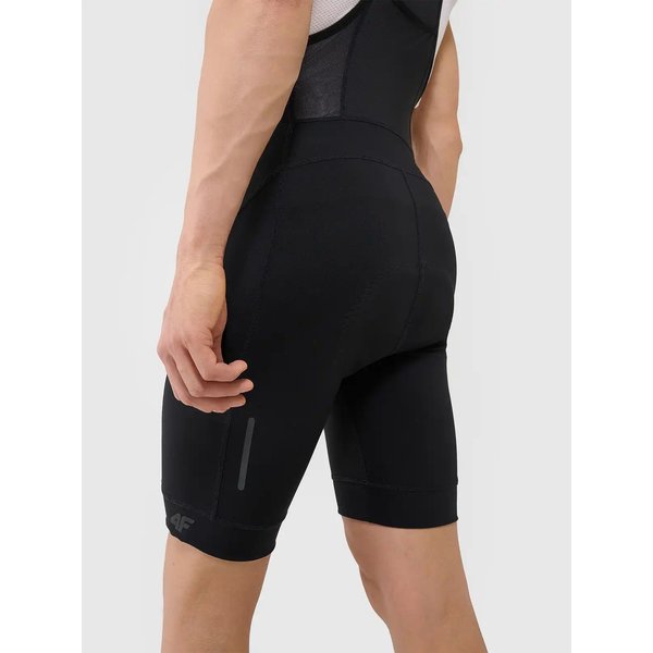 Spodenki rowerowe na szelkach męskie TFSTM040 4F