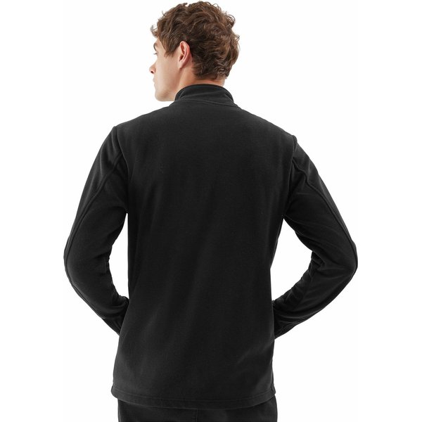 Polar męski 4FAW23TFLEM122 4F - głęboka czerń/żółty