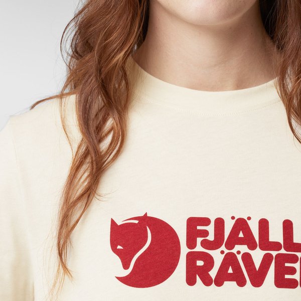 Koszulka damska Logo Fjallraven - Grey-Melange