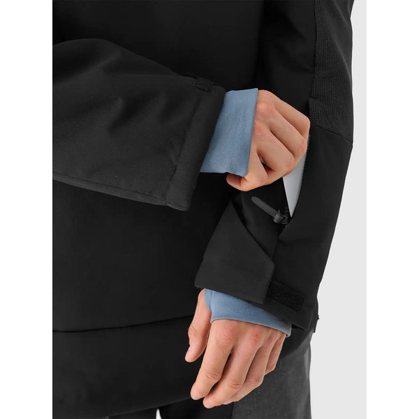 Kurtka snowboardowa męska TTJAM510 4F - głęboka czerń