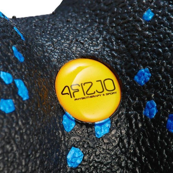 Piłka do masażu lacrosse podwójna 8cm 4Fizjo - niebieska