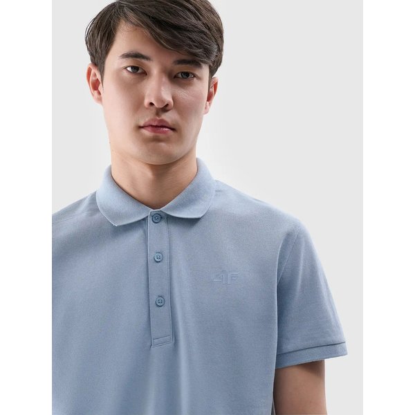 Koszulka męska polo TPTSM407 4F - jasny niebieski